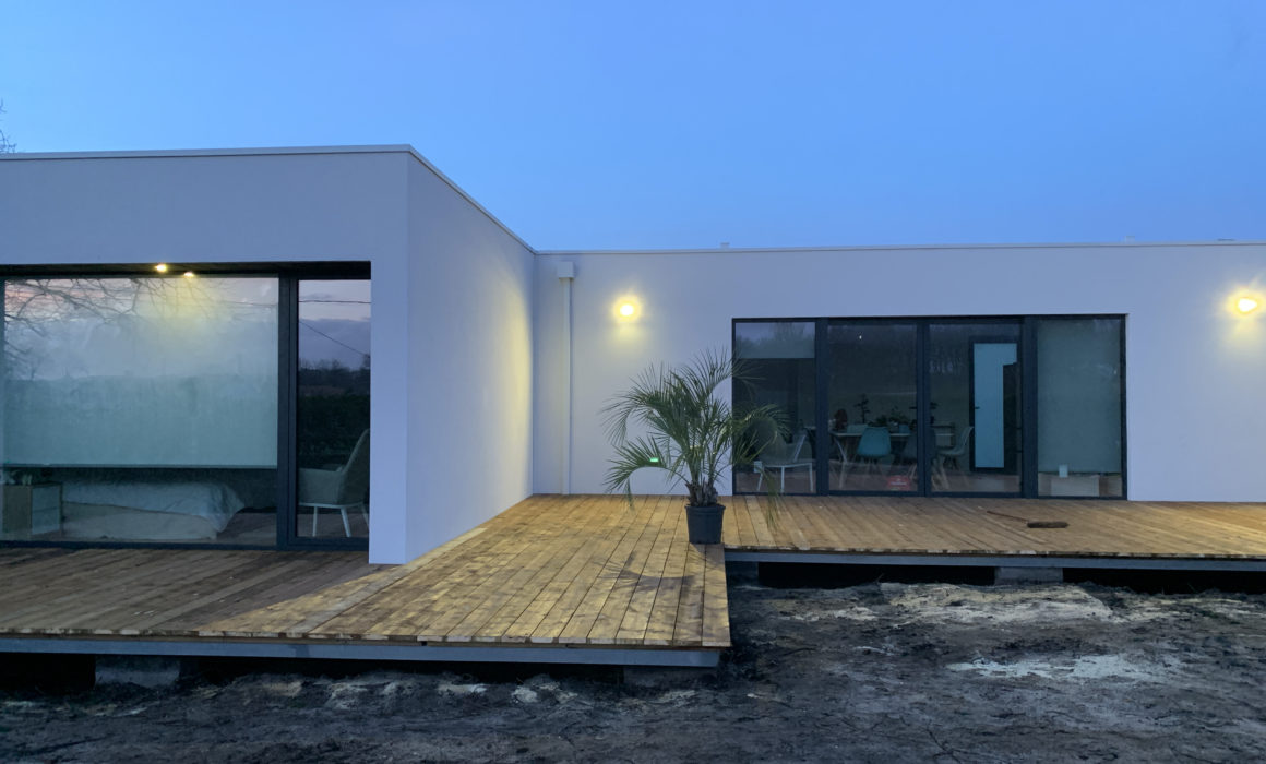 Construction Modulaire | Maison Terrasse extérieur